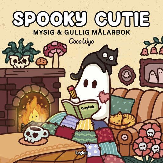 Spooky cutie målarbok