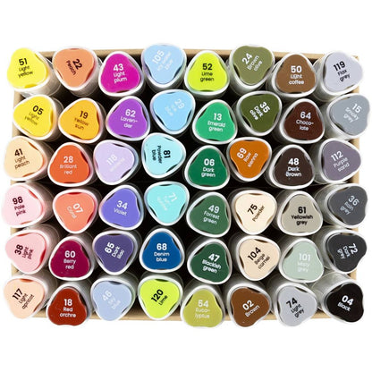Illustration marker - standardfärger 48 pack