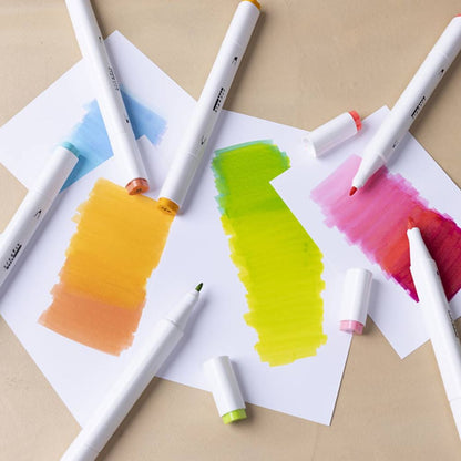 Illustration marker - kompletterande färger 24 pack