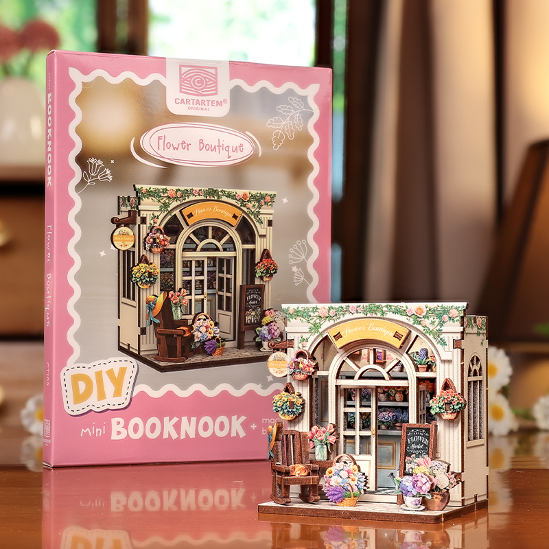DIY Book nook kit mini-Flower boutiqe