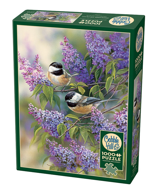 Chickadees and Lilacs - 1000 bitar