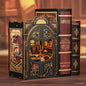 DIY book nook kit count cat's study