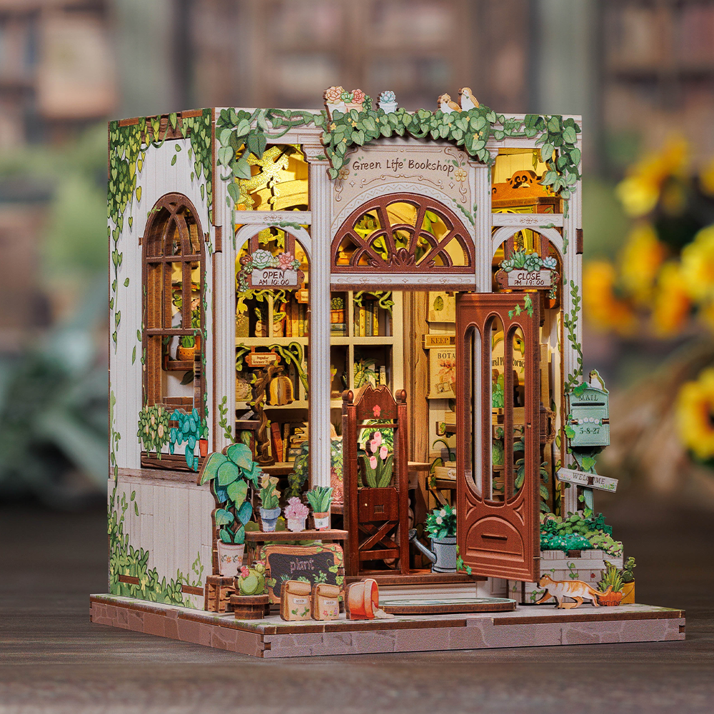 DIY Book nook kit-Green life bookshop