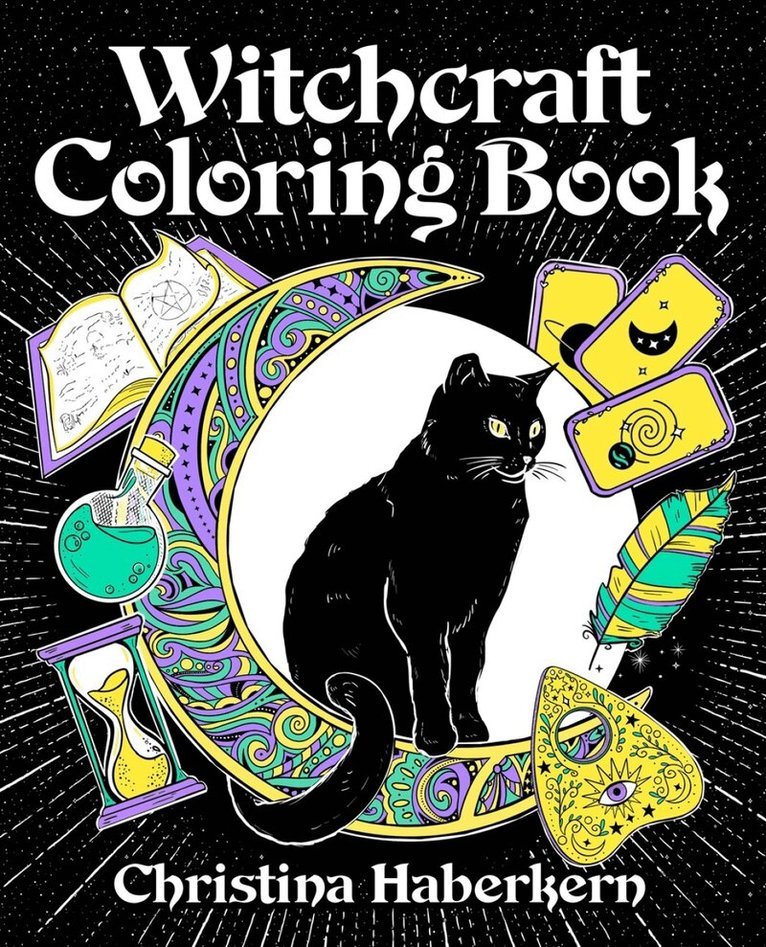 Witchcraft coloring book