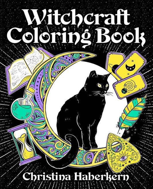 Witchcraft coloring book