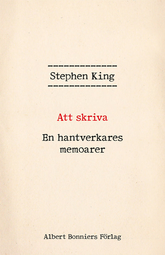 Att skriva-En hantverkares memoarer