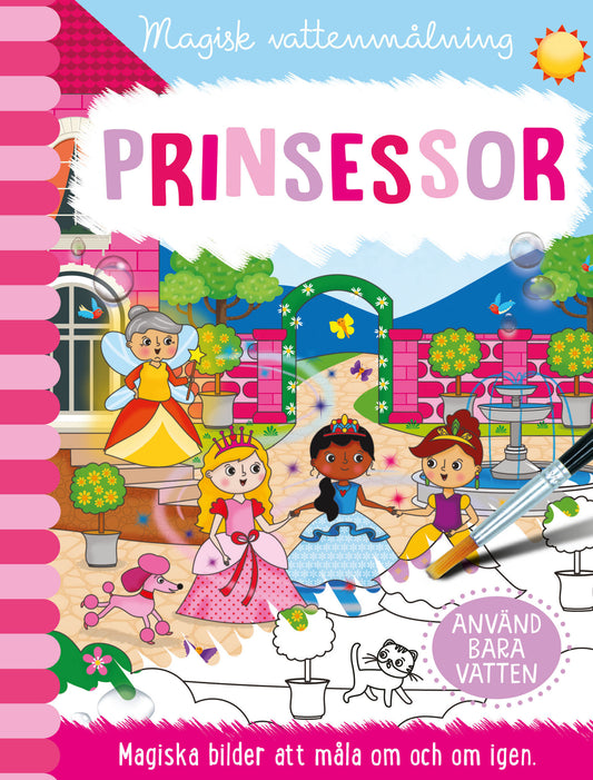 Magisk vattenmålning - Prinsessor