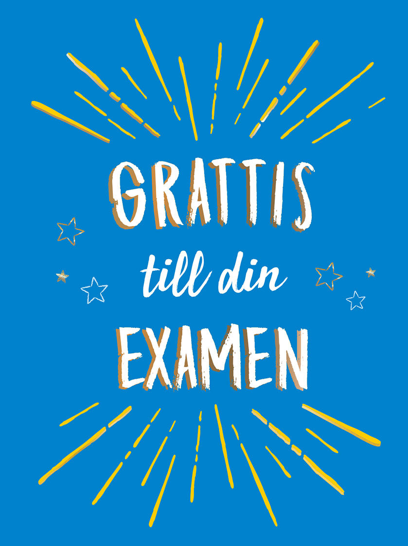 Grattis till examen
