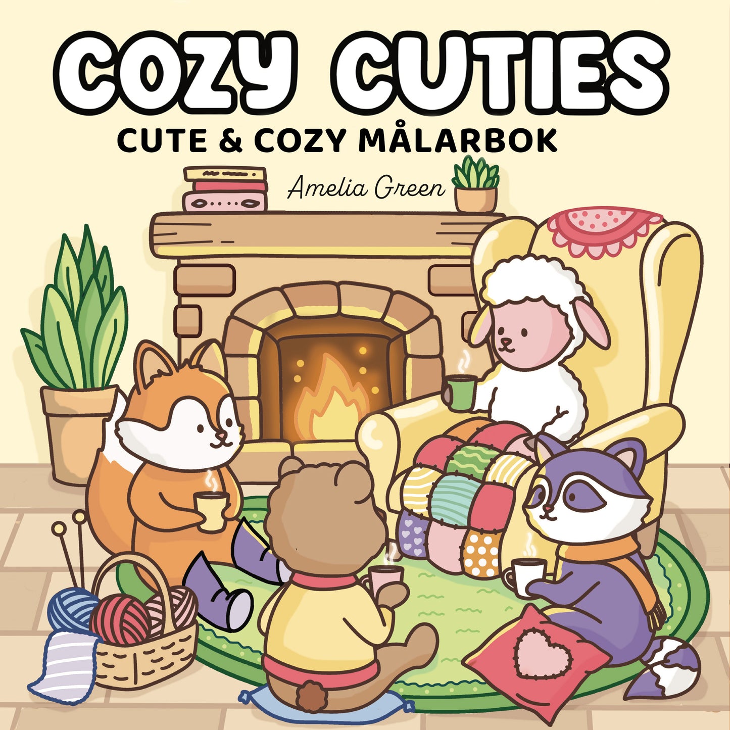 Cozy autumn målarbok
