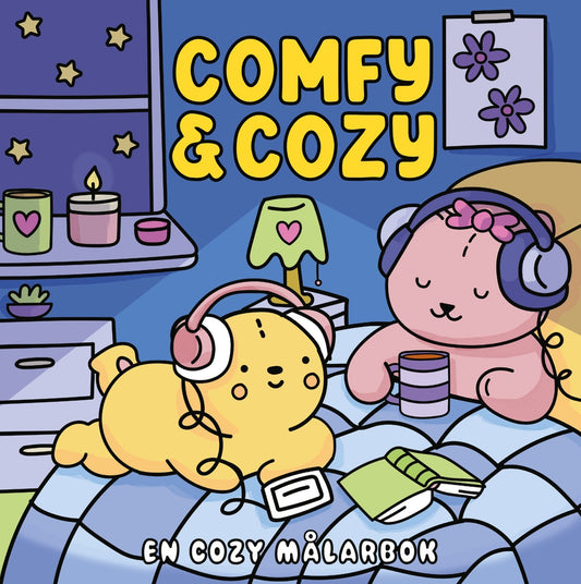 Comfy & cozy målarbok