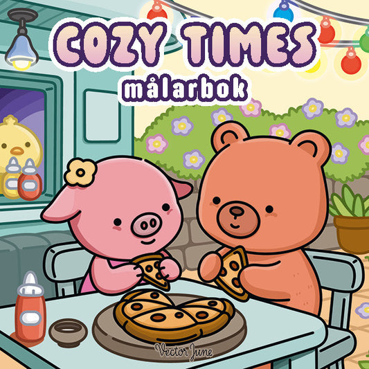 Cozy times målarbok