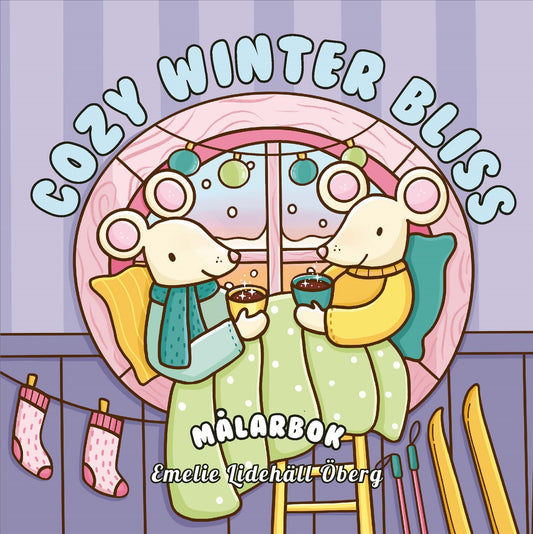 Cozy winter bliss målarbok