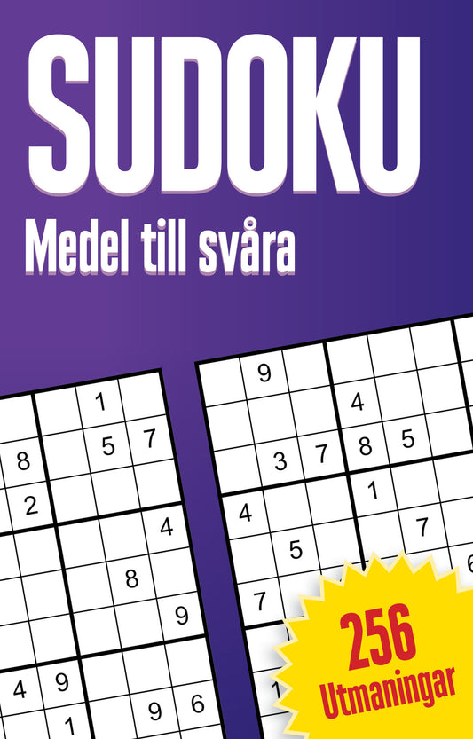 Sudoku - Medel till svåra