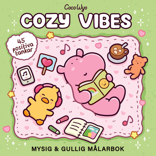 Cozy vibes målarbok