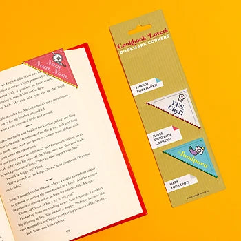 Bookmark corners cookbook