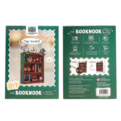 DIY Book nook kit mini-Magic bookshelf