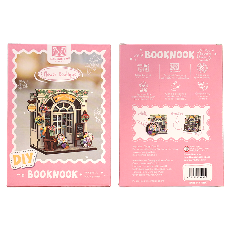 DIY Book nook kit mini-Flower boutiqe