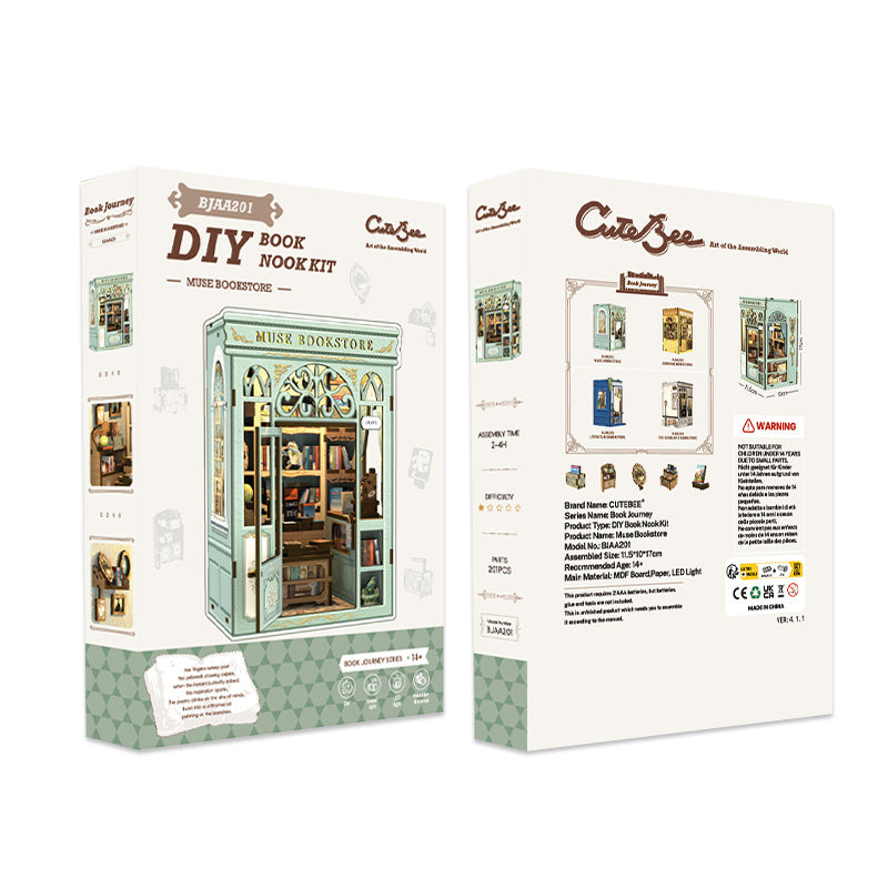 DIY Book nook kit-Muse bookstore