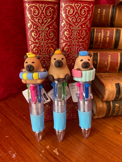 Penna med multifärg, Capybara