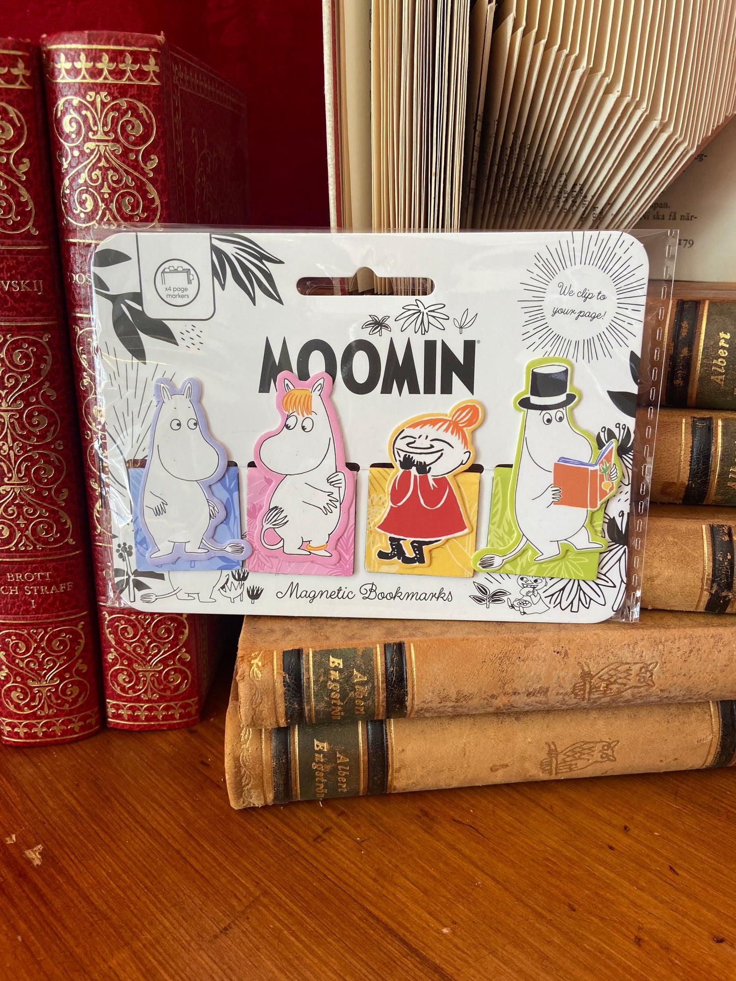 Magnetiska bokmärken Moomin
