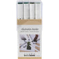 Illustration marker - naturliga färger 12 pack