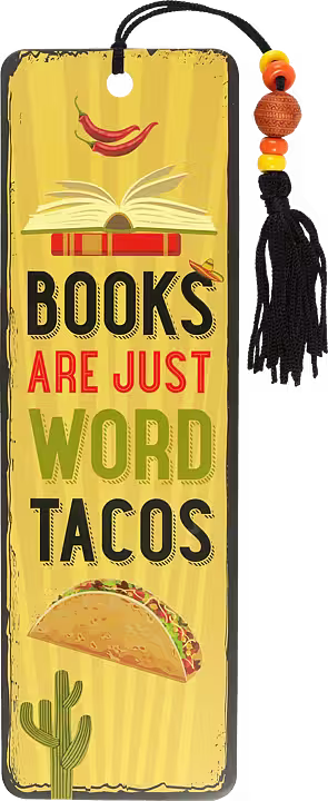 Beaded Bkmk Books Are Just Word Tacos
